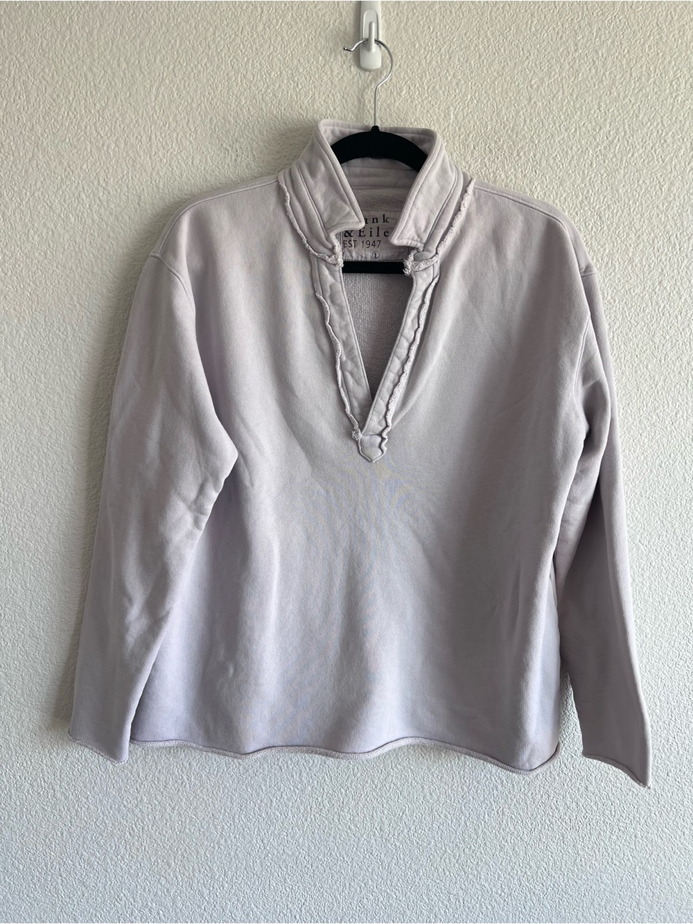Frank and Eileen Patrick Popover Triple Fleece Cotton Light Lilac Large